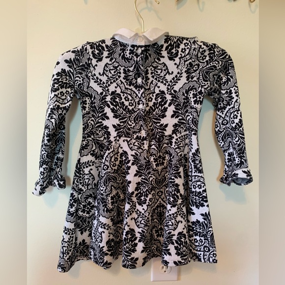 Janie and Jack damask pattern dress size 5 - Picture 2 of 6